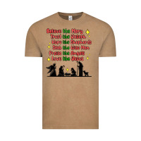 Vintage Coffee jesus and family belive like mary Vintage Tee - MaliasSmallBusiness