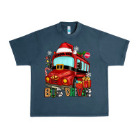 Midnight Navy christmas bus driver Urban Heavy Tee - Zillion Design Studio