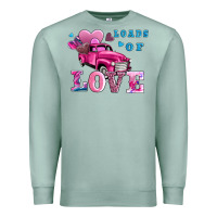 Seafoam loads of love wıth truck Premium Sweatshirt - AdoDesignShop