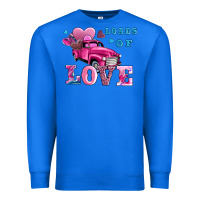 True Royal loads of love wıth truck Premium Sweatshirt - AdoDesignShop