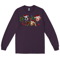 Plum hohoho farm animals Long Sleeve Tee - RanaPortraitStore