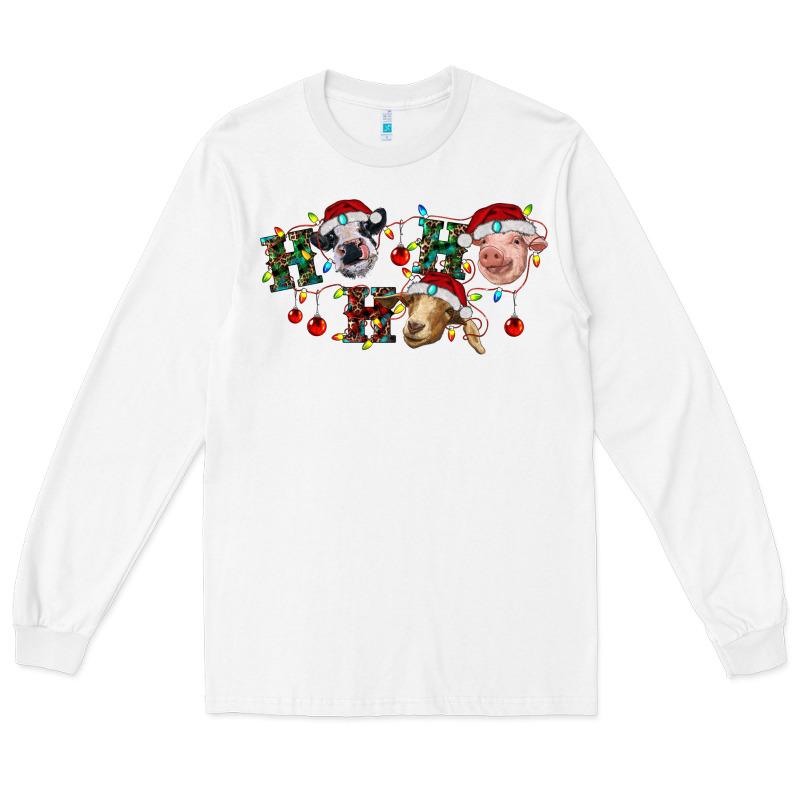 Hohoho Farm Animals Long Sleeve Tee by RanaPortraitStore | Teevron