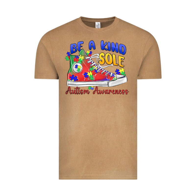 Be A Kind Sole Autism Awareness Vintage Tee by MaliasSmallBusiness | Teevron