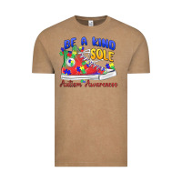Vintage Coffee be a kind sole autism awareness Vintage Tee - MaliasSmallBusiness