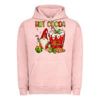 Pigment Salmon christmas gnome hot cocoa Urban Hoodie - MaliasSmallBusiness