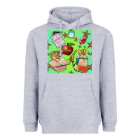 Heather Grey school seamless pattern Heavyweight Hoodie - BundleAndBundleShop