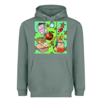 Sage school seamless pattern Heavyweight Hoodie - BundleAndBundleShop