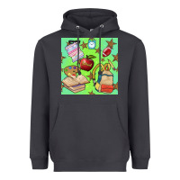 Smoke school seamless pattern Heavyweight Hoodie - BundleAndBundleShop