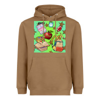 Toasted Coconut school seamless pattern Heavyweight Hoodie - BundleAndBundleShop