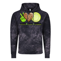 Cloud Black peace love tennis Vintage Hoodie - AdoDesignShop