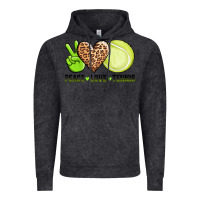 Vintage Black peace love tennis Vintage Hoodie - AdoDesignShop