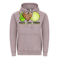 Vintage Zinc peace love tennis Vintage Hoodie - AdoDesignShop