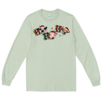 Matcha hohoho christmas cows Long Sleeve Tee - RanaPortraitStore