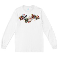 White hohoho christmas cows Long Sleeve Tee - RanaPortraitStore