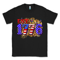 Black est. 1776 4th of july Classic Tee - Zillion Design Studio