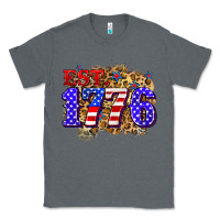 Charcoal Heather est. 1776 4th of july Classic Tee - Zillion Design Studio