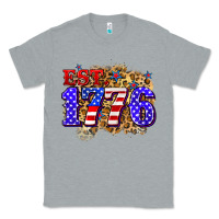 Heather Grey est. 1776 4th of july Classic Tee - Zillion Design Studio