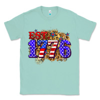 Seafoam est. 1776 4th of july Classic Tee - Zillion Design Studio