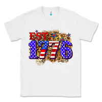 White est. 1776 4th of july Classic Tee - Zillion Design Studio