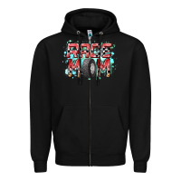 Black Race Mom Zipper Hoodie - RacoonDesign