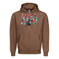 Chestnut Race Mom Zipper Hoodie - RacoonDesign