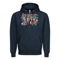 Navy Race Mom Zipper Hoodie - RacoonDesign