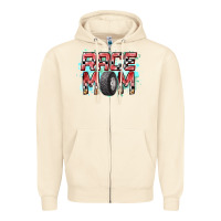 Sandshell Race Mom Zipper Hoodie - RacoonDesign