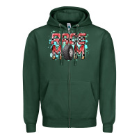 Sports Green Race Mom Zipper Hoodie - RacoonDesign