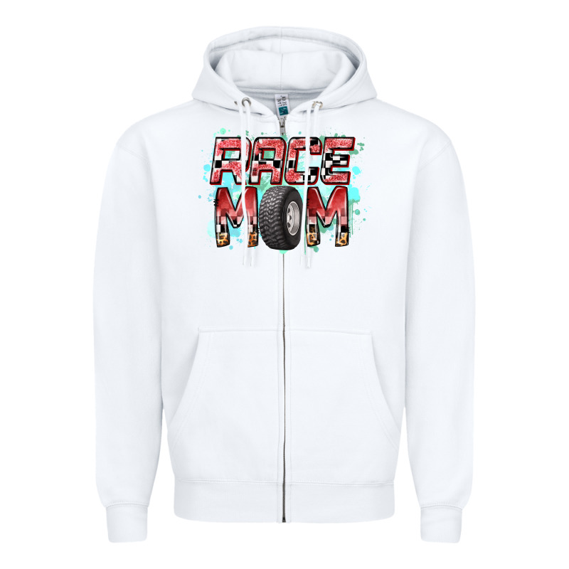 Race Mom Zipper Hoodie by RacoonDesign | Teevron