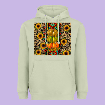 Pumpkin Heavyweight Hoodie Designed By Jahusdesignshop
