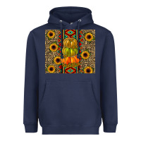 Navy pumpkin Heavyweight Hoodie - JahusDesignShop