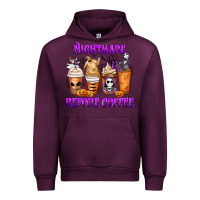 Mauve Wine Nightmare Before Coffee Cups Urban Hoodie - MaliasSmallBusiness
