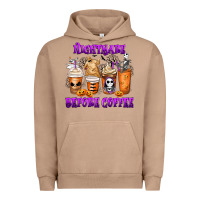 Pigment Burro Nightmare Before Coffee Cups Urban Hoodie - MaliasSmallBusiness