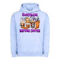 Pigment Grape Ice Nightmare Before Coffee Cups Urban Hoodie - MaliasSmallBusiness