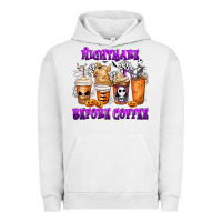 Pigment Lunar Rock Nightmare Before Coffee Cups Urban Hoodie - MaliasSmallBusiness