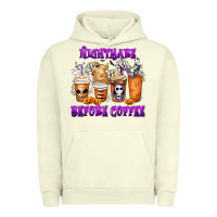 Pigment Pistachio Nightmare Before Coffee Cups Urban Hoodie - MaliasSmallBusiness