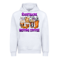 White Nightmare Before Coffee Cups Urban Hoodie - MaliasSmallBusiness