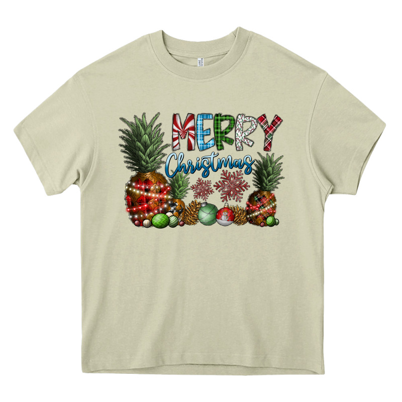 Merry Christmas Heavy Core Tee by CowhideDigitalArt | Teevron
