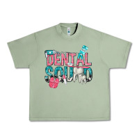 Oil Green dental squad with cowhide Urban Heavy Tee - texasbilliewilder