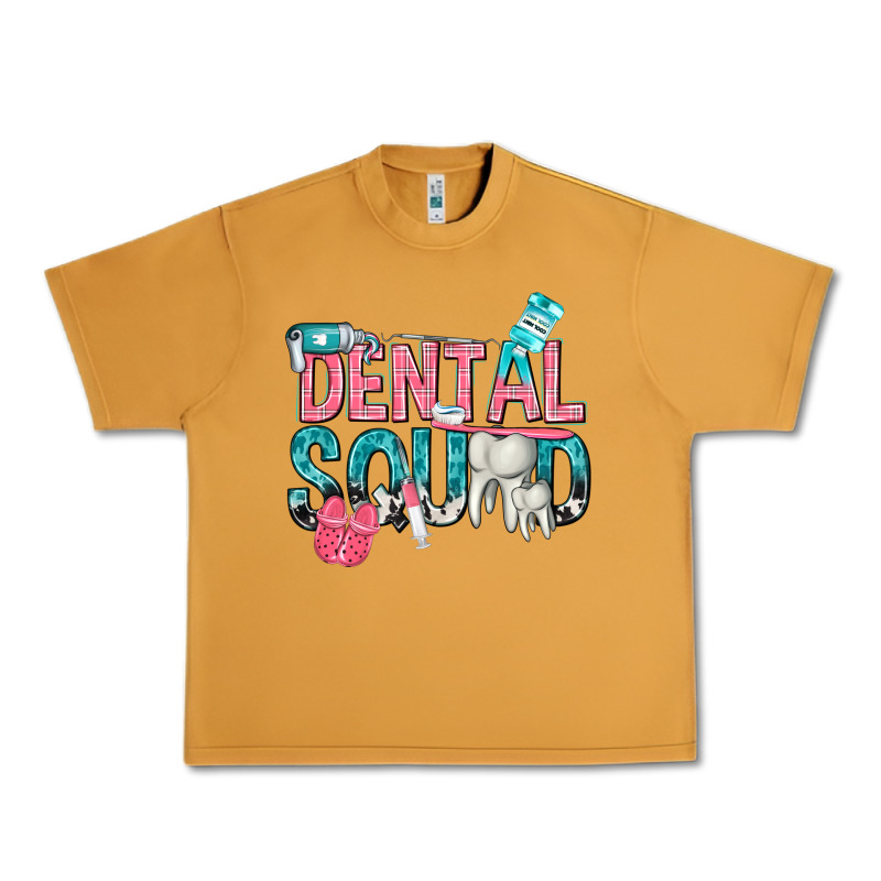 Dental Squad With Cowhide Urban Heavy Tee by texasbilliewilder | Teevron