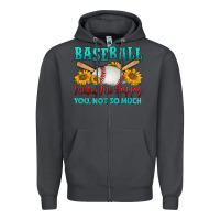 Smoke baseball makes me happy you, not so much Zipper Hoodie - HRA Design Shop