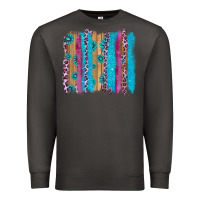 Smoke gemstone and pink leopard brushstrok Premium Sweatshirt - AdoDesignShop