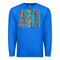 True Royal gemstone and pink leopard brushstrok Premium Sweatshirt - AdoDesignShop