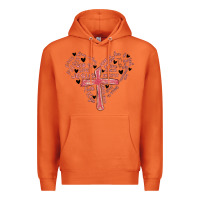 Carrot retro christian valentine Premium Hoodie - MaliasSmallBusiness