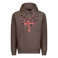 Coffee retro christian valentine Premium Hoodie - MaliasSmallBusiness