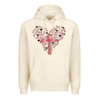 Tofu retro christian valentine Premium Hoodie - MaliasSmallBusiness