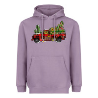 Lavender christmas truck Heavyweight Hoodie - JahusDesignShop