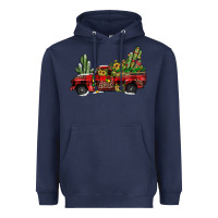 Navy christmas truck Heavyweight Hoodie - JahusDesignShop