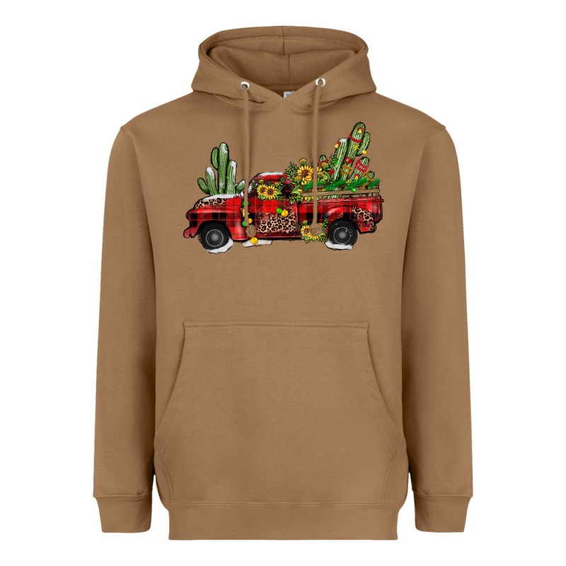 Christmas Truck Heavyweight Hoodie by JahusDesignShop | Teevron