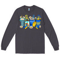 Smoke down syndrome coffee cups Long Sleeve Tee - Zillion Design Studio